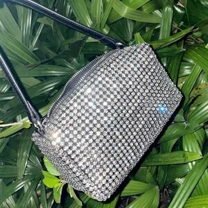 New crystal handbag Rhinestone Mesh Pouch